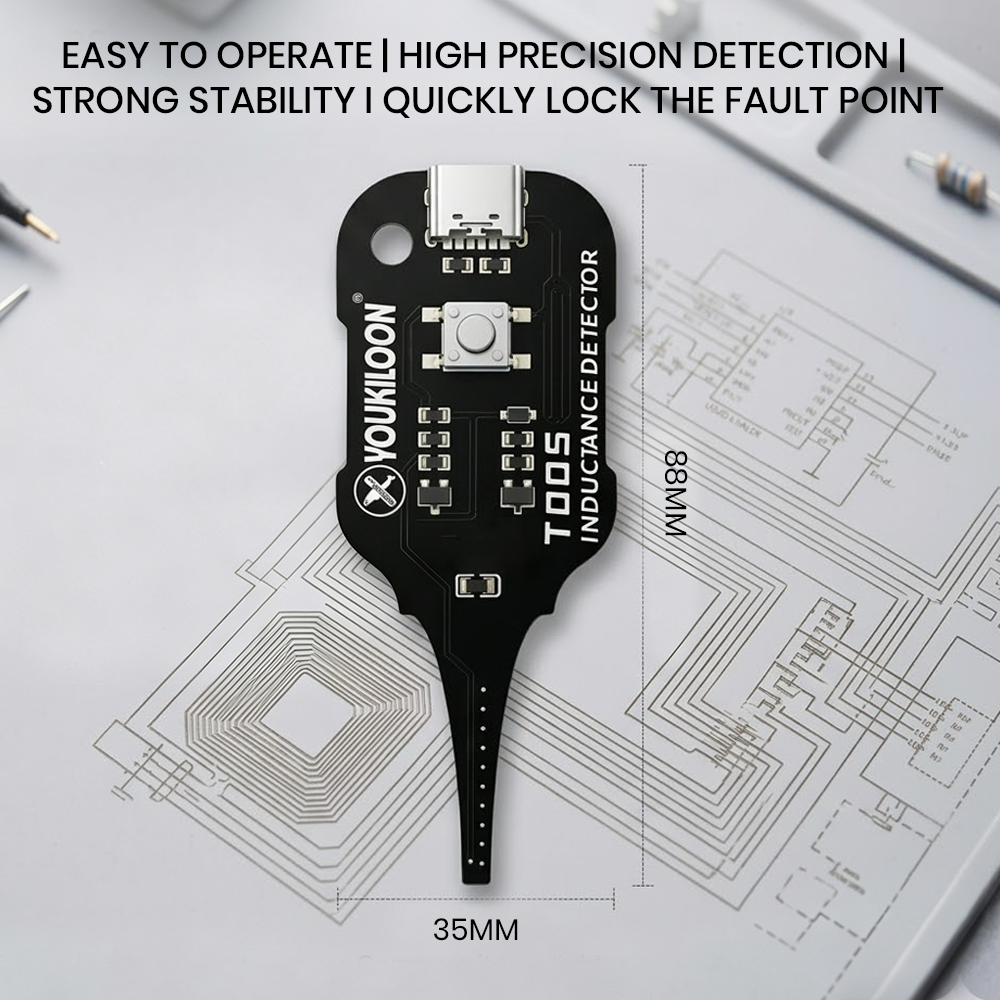 mellowzo®🥳2026 HOT SALE🥳💞50K+ SOLD!💡⚙️ 50% OFF! In-Circuit Inductor Tester – One-button simplicity, clear indicator. Non-contact, rapid diagnosis. A must-have for electronics repair. 📟🕊️