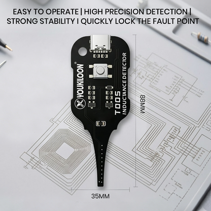mellowzo®🥳2026 HOT SALE🥳💞50K+ SOLD!💡⚙️ 50% OFF! In-Circuit Inductor Tester – One-button simplicity, clear indicator. Non-contact, rapid diagnosis. A must-have for electronics repair. 📟🕊️