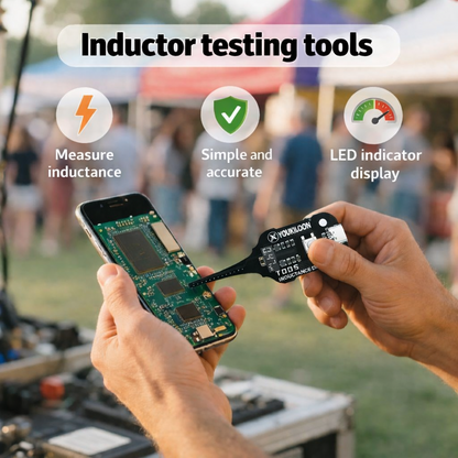 mellowzo®🥳2026 HOT SALE🥳💞50K+ SOLD!💡⚙️ 50% OFF! In-Circuit Inductor Tester – One-button simplicity, clear indicator. Non-contact, rapid diagnosis. A must-have for electronics repair. 📟🕊️