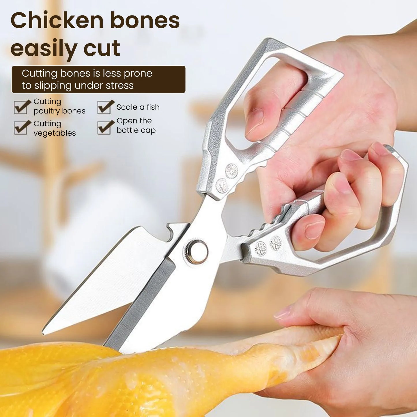 Daphtora® TitanEdge Pro: Multifunction Heavy-Duty Kitchen Scissors✂️🦴