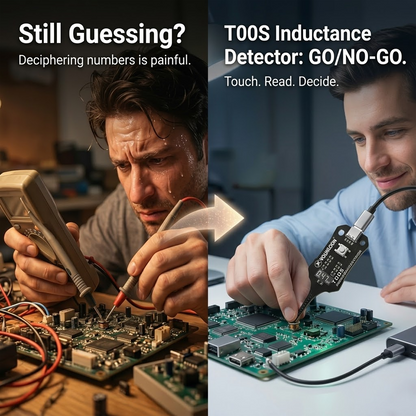 mellowzo®🥳2026 HOT SALE🥳💞50K+ SOLD!💡⚙️ 50% OFF! In-Circuit Inductor Tester – One-button simplicity, clear indicator. Non-contact, rapid diagnosis. A must-have for electronics repair. 📟🕊️