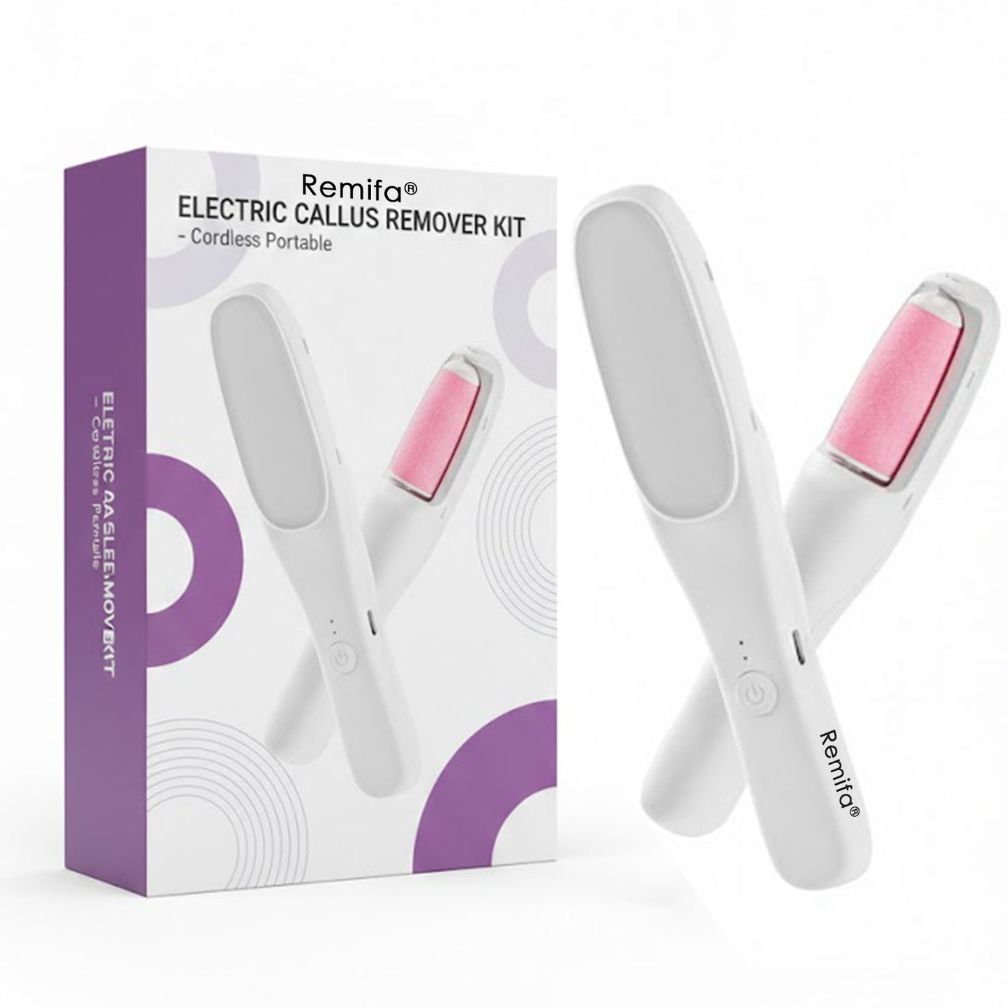 Remifa® Rechargeable Electric Callus Remover - Made In UK