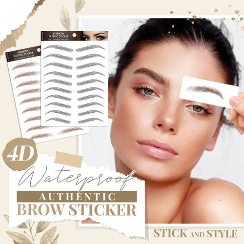 flysmus® 4D Waterproof Authentic Brow Sticker