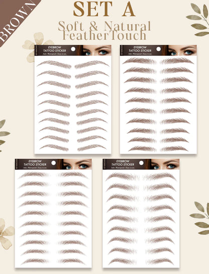 flysmus® 4D Waterproof Authentic Brow Sticker