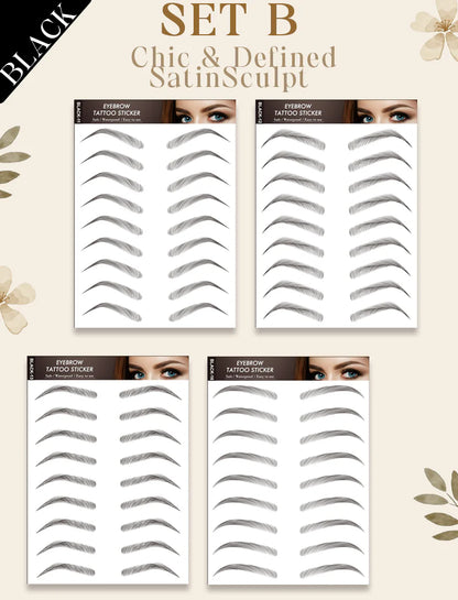flysmus® 4D Waterproof Authentic Brow Sticker