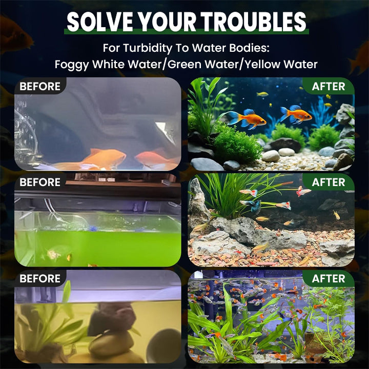 GFOUK® Powerful Aquarium Water Purification Tablet