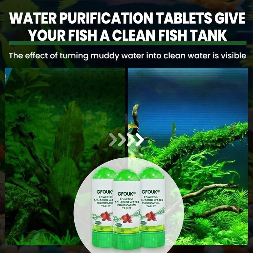 GFOUK® Powerful Aquarium Water Purification Tablet